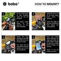 BOBO BM4 Jaw-Grip Bike / Cycle Mobile Mount
