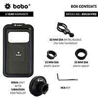 BOBO BM10H PRO Fully Waterproof Bike / Cycle Phone Holder/Mount with Vibration Controller