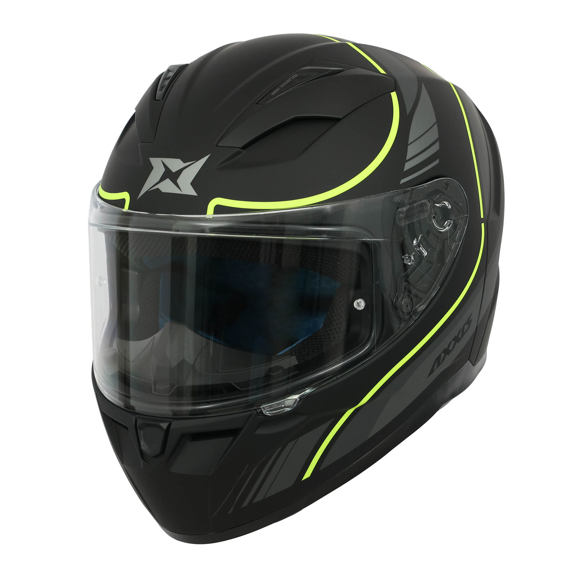AXXIS FF117B SEGMENT NEYVA B3 HELMET - FLUOR MATT