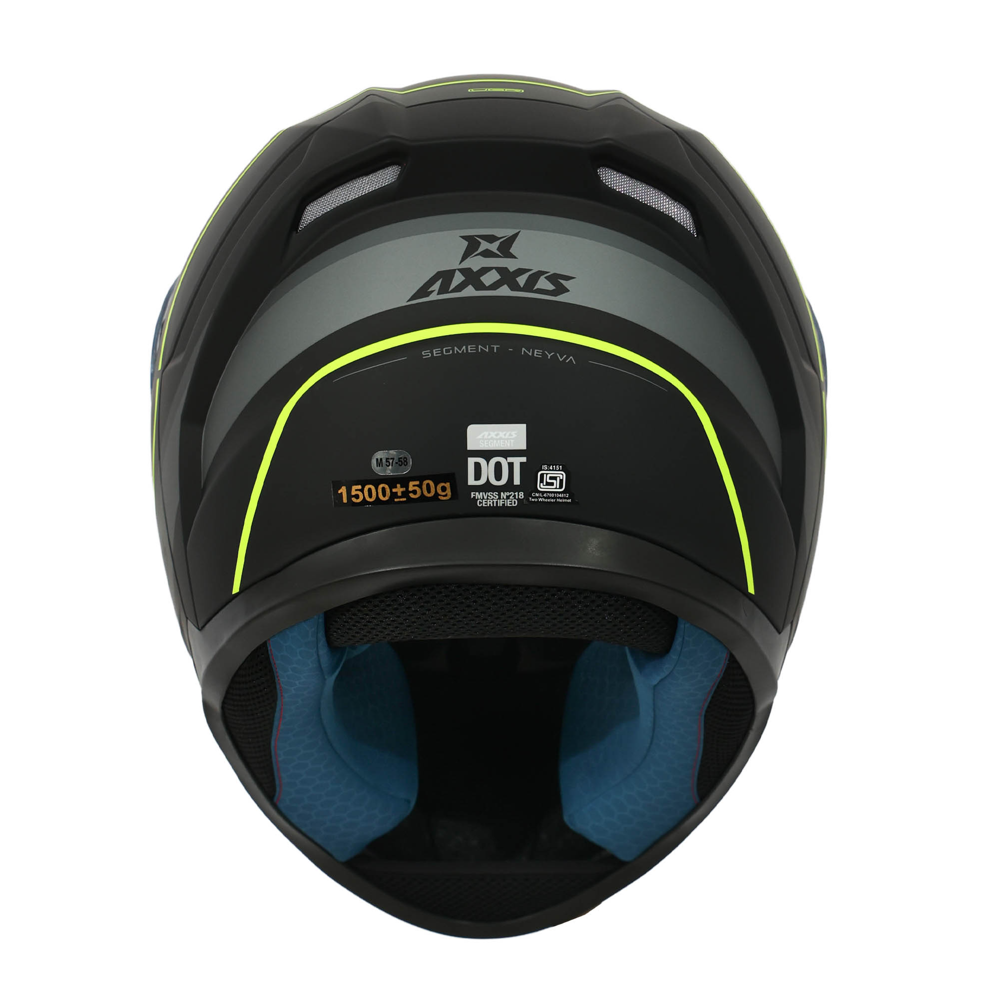 AXXIS FF117B SEGMENT NEYVA B3 HELMET - FLUOR MATT