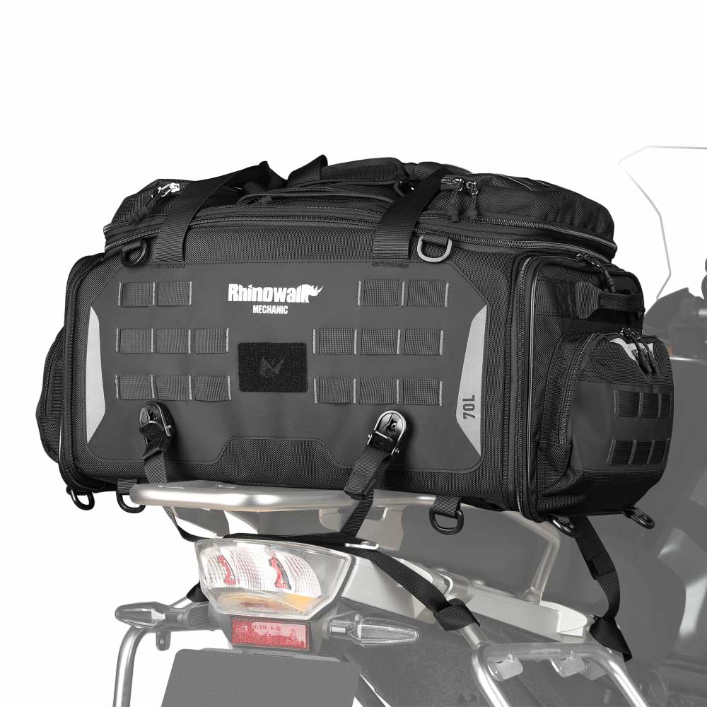 Rhinowalk Mechanics Series MJX2003BK This 50-70l Tail Seat Bag