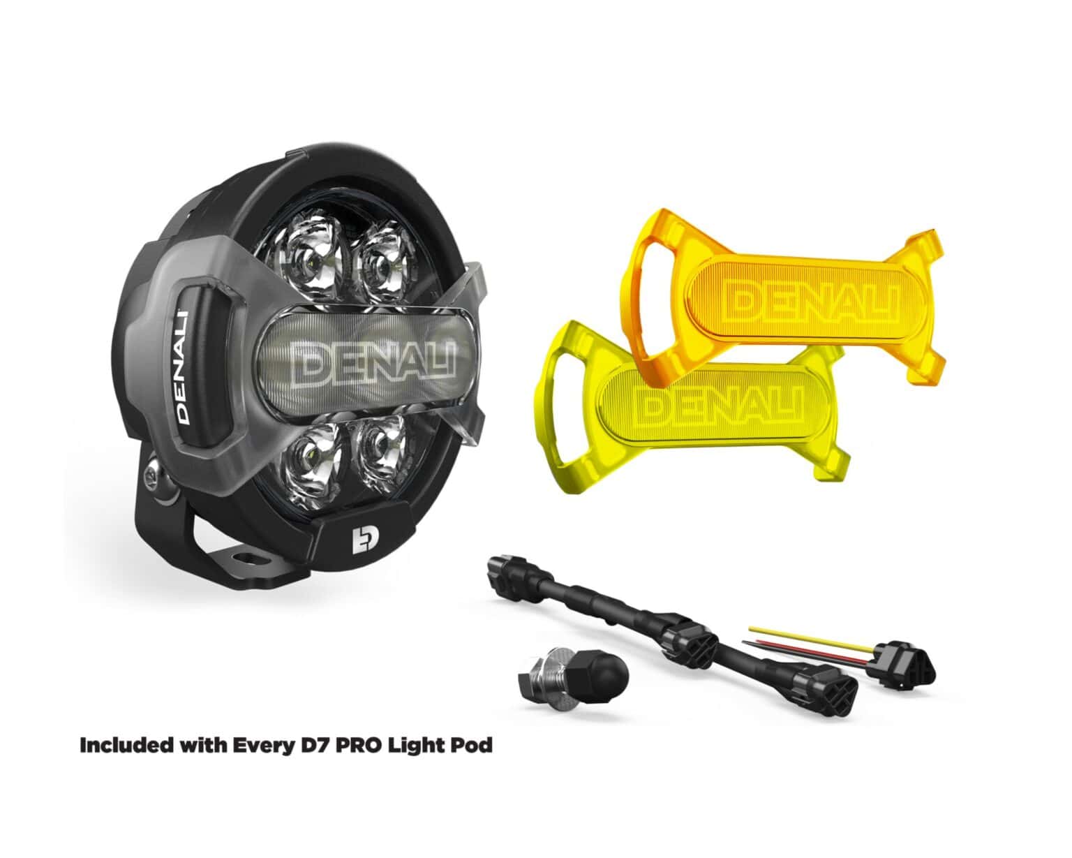 DENALI D7 PRO Multi-Beam Auxiliary Light Pods with Modular X-Lens System – Set of 2 DENALI D7 PRO Multi-Beam Auxiliary Light Pods with Modular X-Lens System – Set of 2