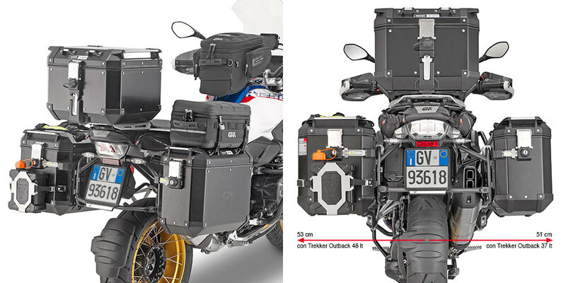 Specific Pannier Holder for Trekker Outback Monokey Side Cases for BMW R1200/1250/GS/Adventure - Givi Specific Pannier Holder for Trekker Outback Monokey Side Cases for BMW R1200/1250/GS/Adventure - Givi