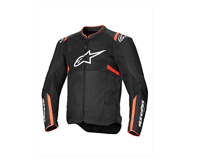 T-SPS AIR V2 JACKET - BLACK RED FLUO