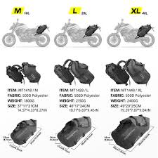 Rhinowalk 28 Liter Waterproof Pannier Bag for Motorcycle Adventure High Quality Motorbike Saddle Drypack-Pair Rhinowalk 28 Liter Waterproof Pannier Bag for Motorcycle Adventure High Quality Motorbike Saddle Drypack-Pair