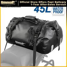 Rhinowalk 45L Waterproof Motorcycle Duffle Bag Heavy Duty Motorcycle Dry Tail Tool Bag for Adventure Bike (MT20450) Rhinowalk 45L Waterproof Motorcycle Duffle Bag Heavy Duty Motorcycle Dry Tail Tool Bag for Adventure Bike (MT20450)
