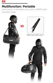 Rhinowalk 45L Waterproof Motorcycle Duffle Bag Heavy Duty Motorcycle Dry Tail Tool Bag for Adventure Bike (MT20450) Rhinowalk 45L Waterproof Motorcycle Duffle Bag Heavy Duty Motorcycle Dry Tail Tool Bag for Adventure Bike (MT20450)