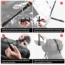 RHINOWALK Motorcycle Luggage Strap 2.5M Buckle Tie-Down RHINOWALK Motorcycle Luggage Strap 2.5M Buckle Tie-Down