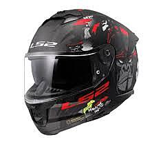 LS2 FF320 STREAM II ANGRY MONKEY MATT BLACK RED-06