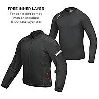 VIATERRA FENDER – URBAN MESH RIDING JACKET with base layer VIATERRA FENDER – URBAN MESH RIDING JACKET with base layer