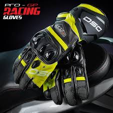 DSG Pro Gp Riding Gloves Black Yellow Fluo