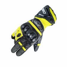 DSG Pro Gp Riding Gloves Black Yellow Fluo