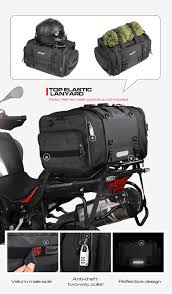 Rhinowalk Motorcycle Tail Bag Motorbike Rear Seat Bag 40-60 liter Large Capacity Motopack Bag (MT4060) Rhinowalk Motorcycle Tail Bag Motorbike Rear Seat Bag 40-60 liter Large Capacity Motopack Bag (MT4060)
