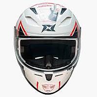 AXXIS SEGMENT ROCK STUDIO HELMET (Gloss White Red)