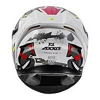 AXXIS SEGMENT ROCK STUDIO HELMET (Gloss White Red)