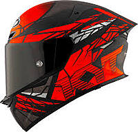 KYT TT-REVO COMBUSTION MATT RED