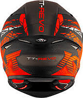 KYT TT-REVO COMBUSTION MATT RED
