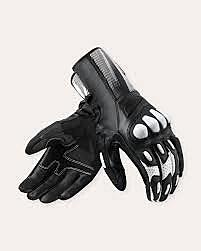 Rev'it! Metis 2 Black White Gloves