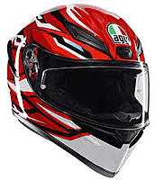 AGV K1 S HELMET - LION BLACK/RED/WHITE (ISI & ECE2206)