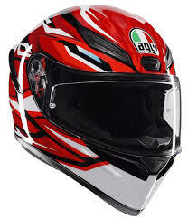 AGV K1 S HELMET - LION BLACK/RED/WHITE (ISI & ECE2206)