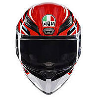 AGV K1 S HELMET - LION BLACK/RED/WHITE (ISI & ECE2206)