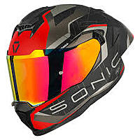 Korda Sonic GP Roadlion Helmet (Gloss Red)