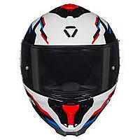 Korda Neo Fuego Helmet (White, Red & Blue)