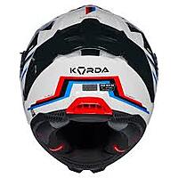 Korda Neo Fuego Helmet (White, Red & Blue)