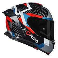 Korda Shockwave Chaos Helmet (Red-Blue)