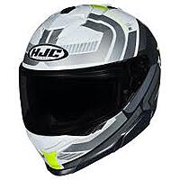 HJC I71 Viz Helmet Grey & Fluorescent Green