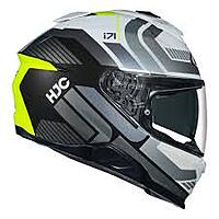 HJC I71 Viz Helmet Grey & Fluorescent Green