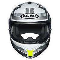 HJC I71 Viz Helmet Grey & Fluorescent Green