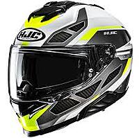HJC I71 Viz Helmet Grey & Fluorescent Green