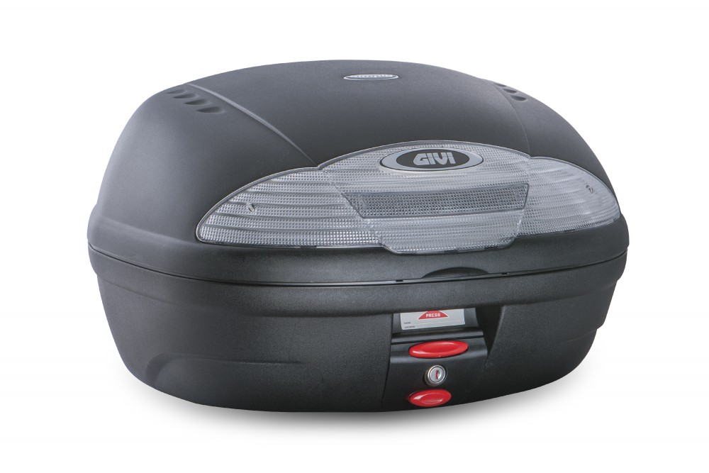 E470 Simply II Monolock Top Case - Smoked Reflectors - Givi