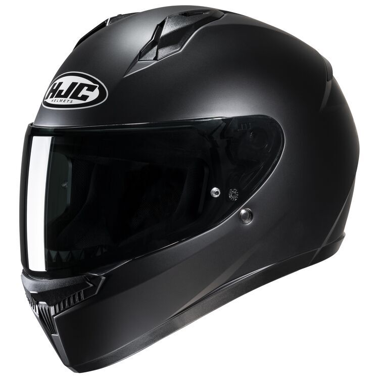 HJC C10 Solid Black Helmet