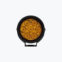 HJG 7 LED Round Foglight With Yellow Cap 70W Universal Auxiliary Light